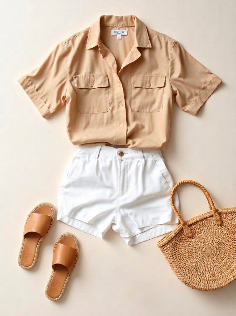 Casual look med jeans och blus